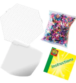 SES Creative Perler*Perler - Strygeperler - 1600 stk - Prinsesser Og Kæ