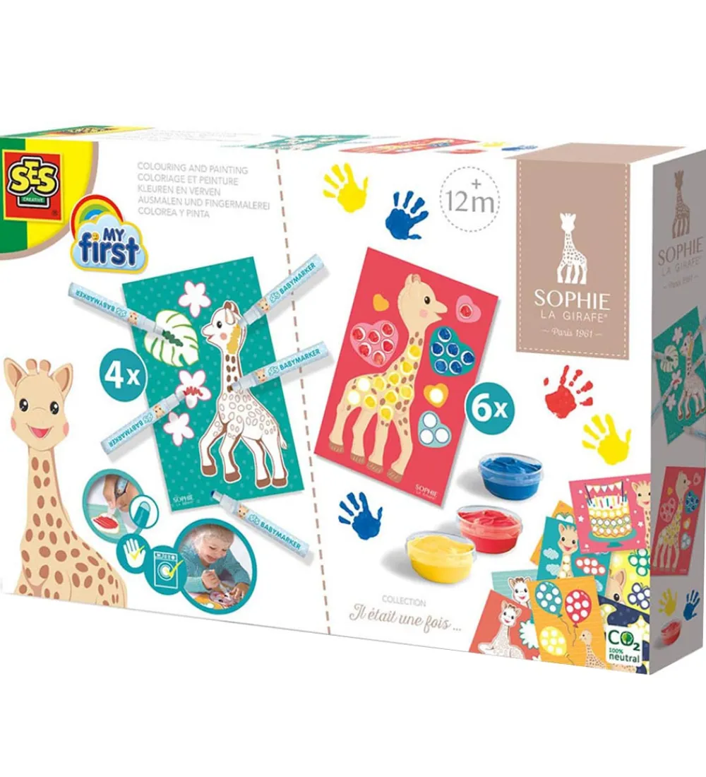 SES Creative Maling*Sofie La Girafe - Farve & Male