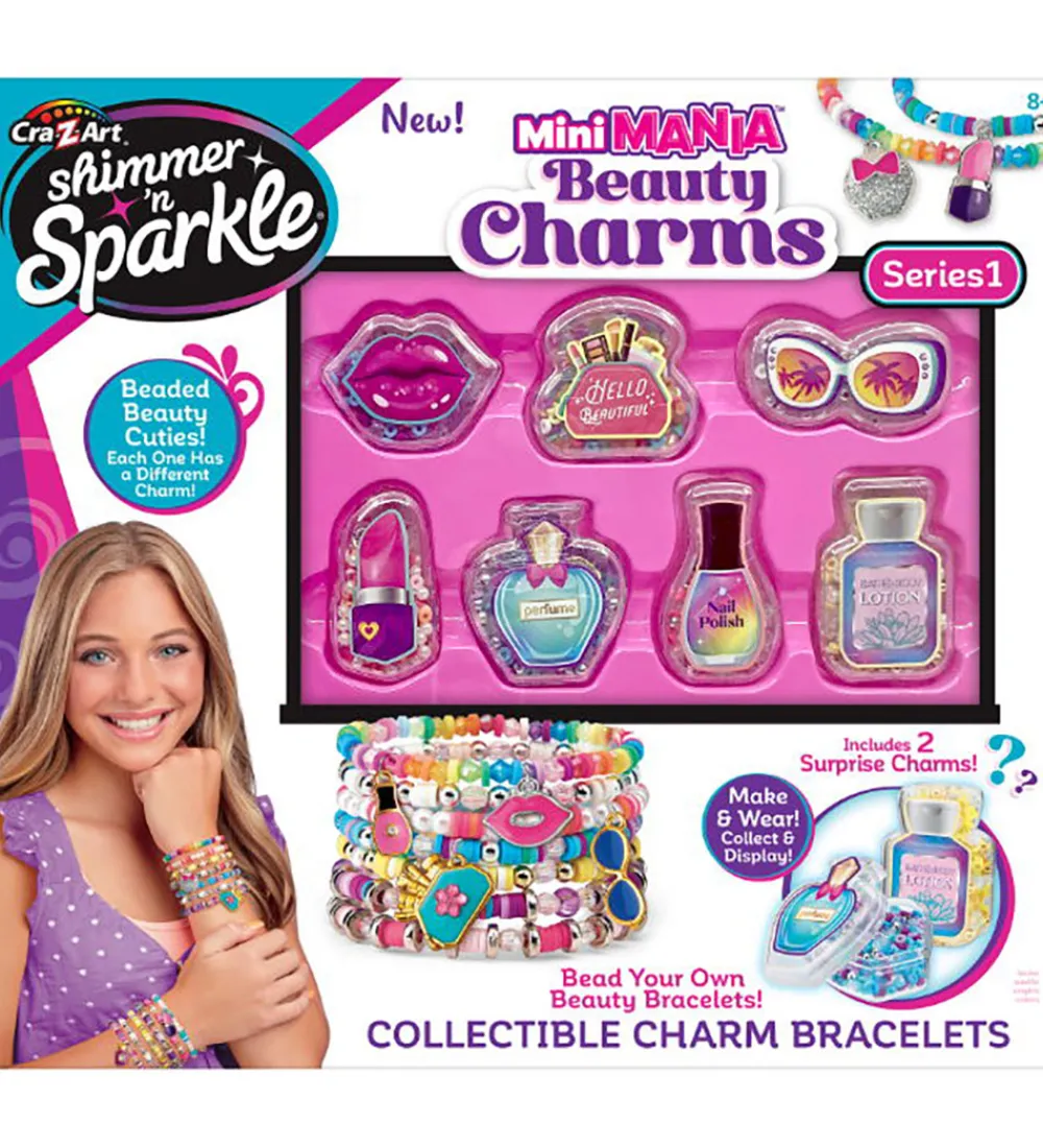 Shimmer N Sparkle Perler|Kreasæt*Kreasæt - Mini Mania Beauty Charms