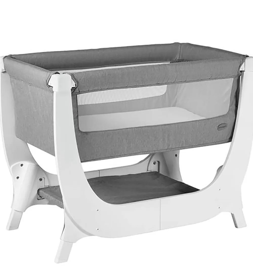Shnuggle Senge*Babyseng - Air - Bedside Crib - 95x56 cm - Dove Grey
