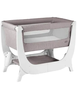 Shnuggle Senge*Babyseng - Air - Bedside Crib - 95x56 cm - Stone Grey