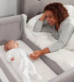 Shnuggle Senge*Babyseng - Air - Bedside Crib - 95x56 cm - Stone Grey