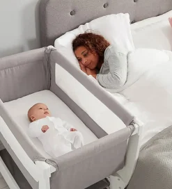 Shnuggle Senge*Babyseng - Air - Bedside Crib - 95x56 cm - Stone Grey