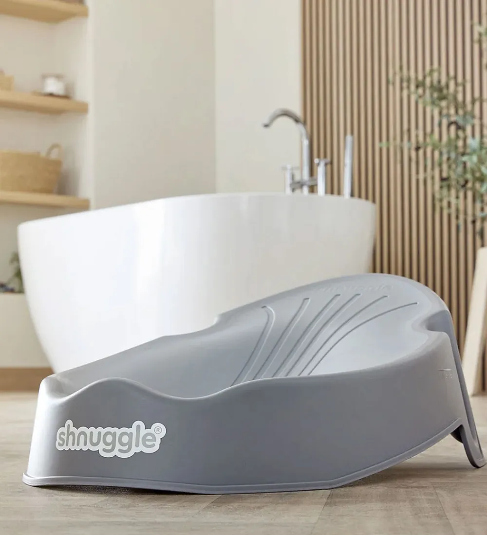 Pleje- Og Toiletartikler|Badekar Og Bademåtter-Shnuggle Badestøtte - Noos - Grå
