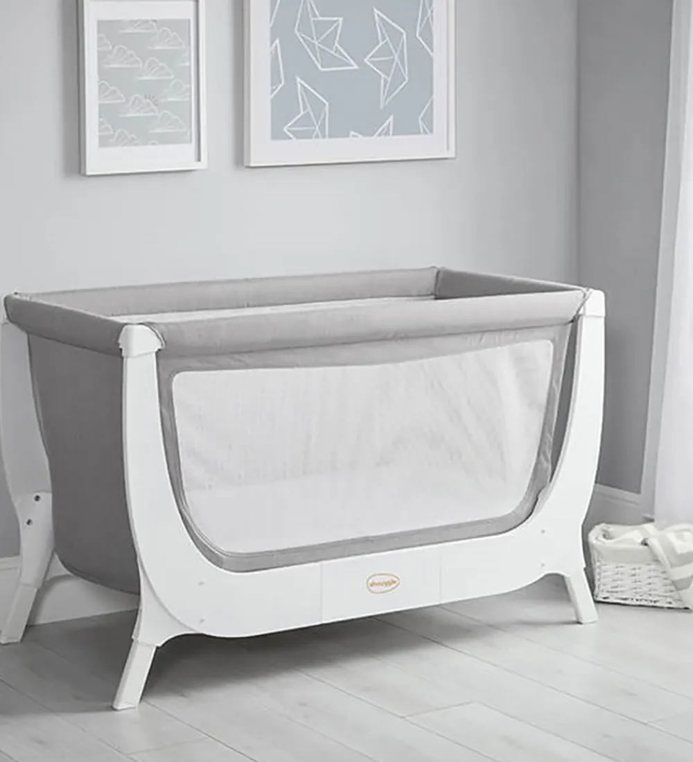 Shnuggle Senge*Barneseng - Ombygningssæt - 125x66 cm - Dove Grey