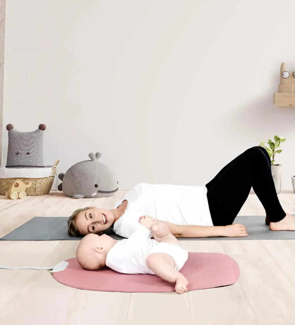 Puslepuder Og -Underlag-Shnuggle Puslemåtte - Yoga - Pink