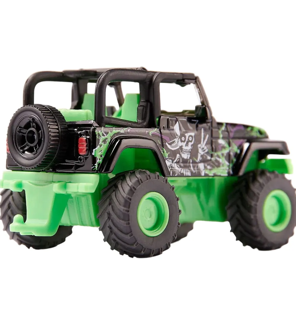 Siku Biler, Tog Og Køretøjer*Bil - Jeep Big Wheel - Sort/Grøn