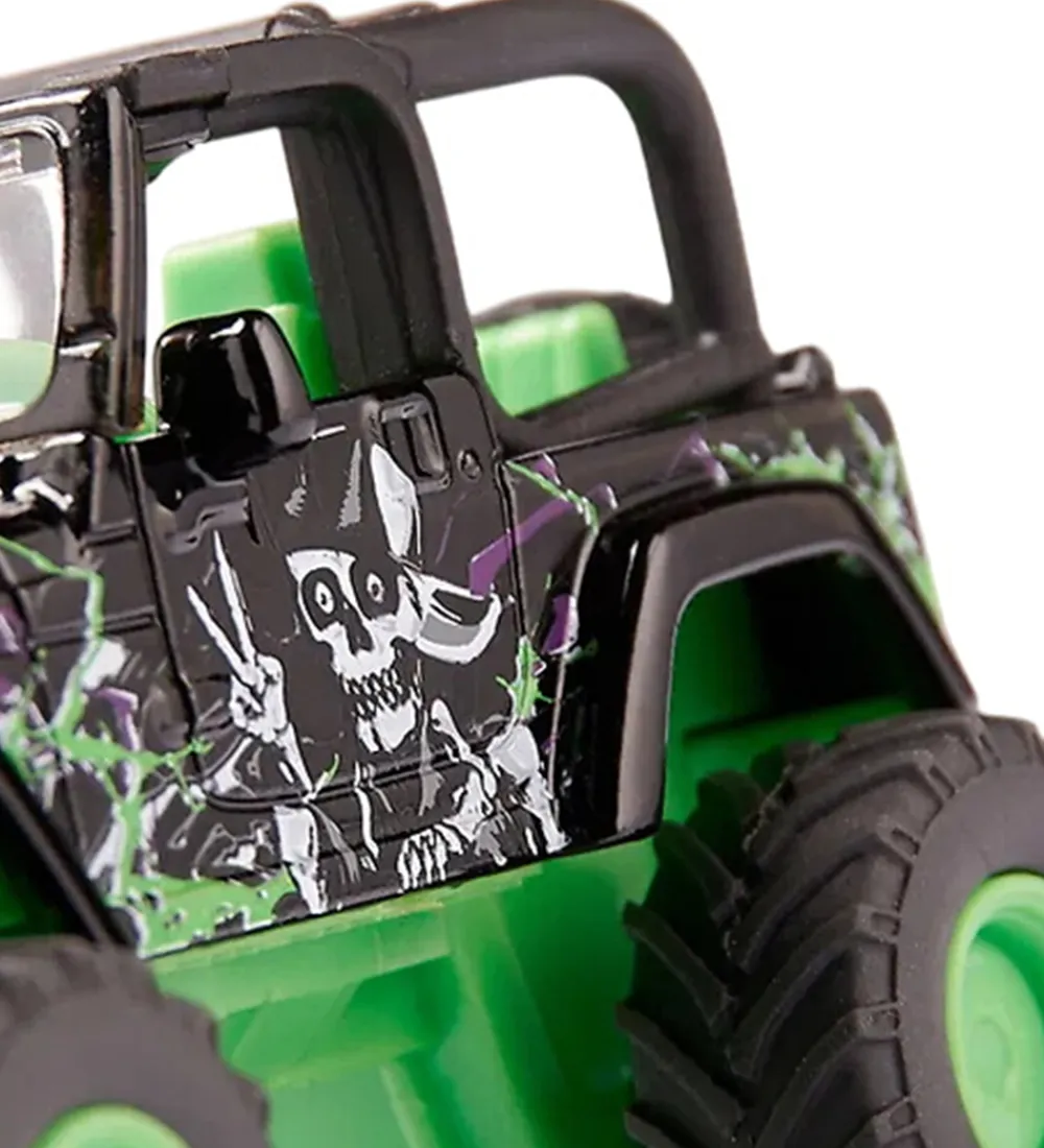 Siku Biler, Tog Og Køretøjer*Bil - Jeep Big Wheel - Sort/Grøn