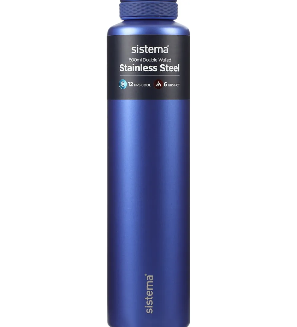 Termoflasker|Drikkedunke-Sistema Termoflaske - Stainless Steel - 600 ml - Future Dusk