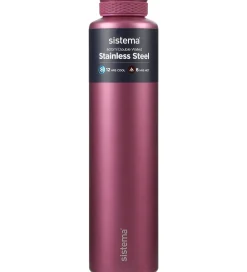 Termoflasker|Drikkedunke-Sistema Termoflaske - Stainless Steel - 600 ml - Fig Purple
