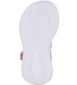 Skechers Blinkesko*Sandaler m. Lys - Sola Glow - Silver/Hot Pink