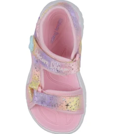 Blinkesko-Skechers Sandaler m. Lys - Unicorn Dreams - Light Pink Multi