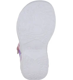 Blinkesko-Skechers Sandaler m. Lys - Unicorn Dreams - Light Pink Multi