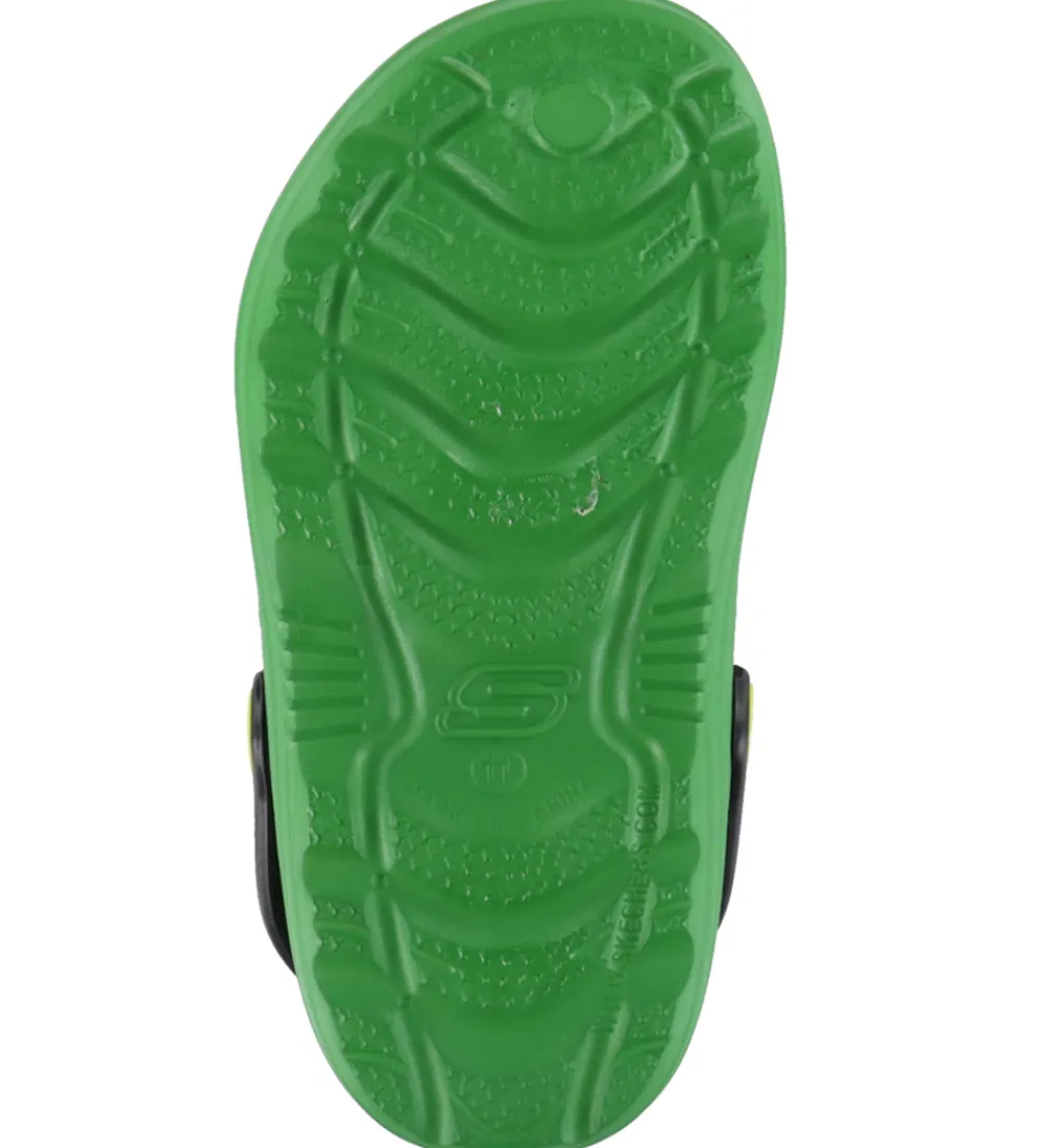 Sandaler|Blinkesko-Skechers Sandaler m. Lys - John Deere - Sort/Grøn