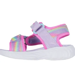 Skechers Blinkesko*Sandaler m. Lys - Dreamy Unicorns - Lavender Multi