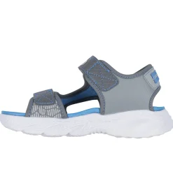 Blinkesko-Skechers Sandaler m. Lys - Creature-Splash - Charcoal Blue