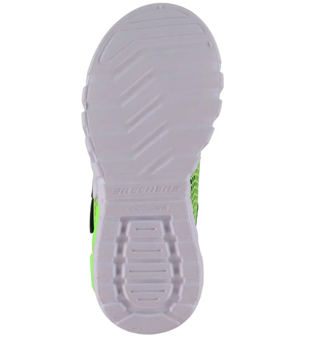 Skechers Blinkesko*Sko m. Lys - Flex-Glow Elite - Lime Black
