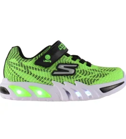 Skechers Blinkesko*Sko m. Lys - Flex-Glow Elite - Lime Black