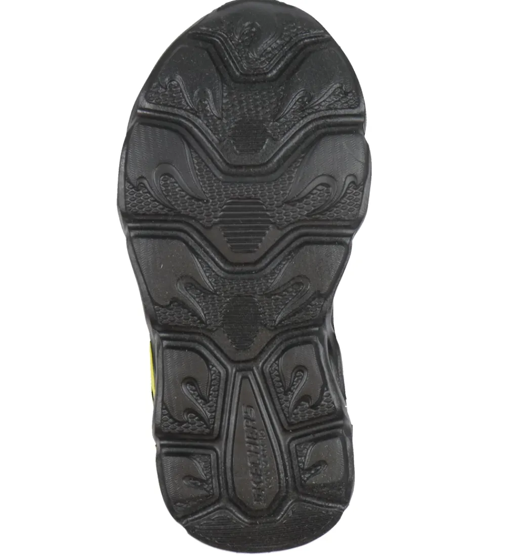 Blinkesko-Skechers Sko m. Lys - Thermo-Flash Wheel Buddies - Rød/Sort