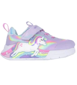 Skechers Blinkesko*Sko m. Lys - Unicorn Chaser - Lavender/Multi