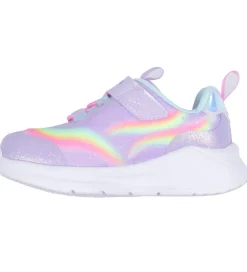Skechers Blinkesko*Sko m. Lys - Unicorn Chaser - Lavender/Multi