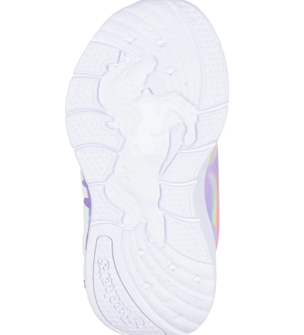 Skechers Blinkesko*Sko m. Lys - Unicorn Chaser - Lavender/Multi