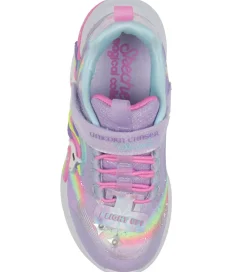 Skechers Blinkesko*Sko m. Lys - Unicorn Chaser - Lavender/Multi