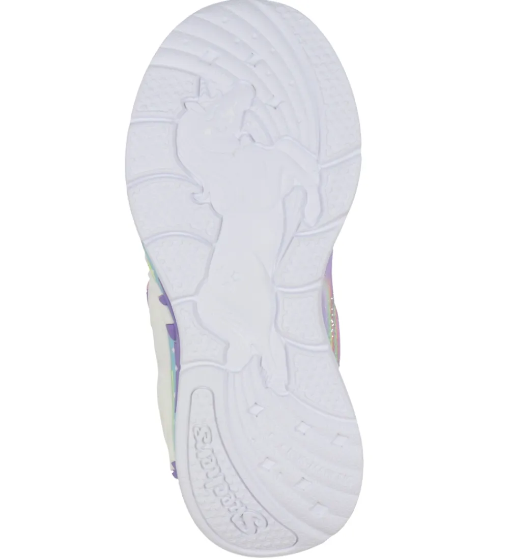 Skechers Blinkesko*Sko m. Lys - Unicorn Chaser - Lavender/Multi