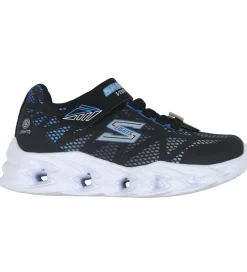 Skechers Blinkesko*Sko m. Lys - Vortex 2.0 - Black/Blue