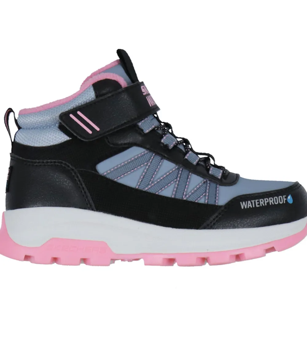 Skechers Støvler*Støvler - Storm Blazer - Tex - Black/Light Pink