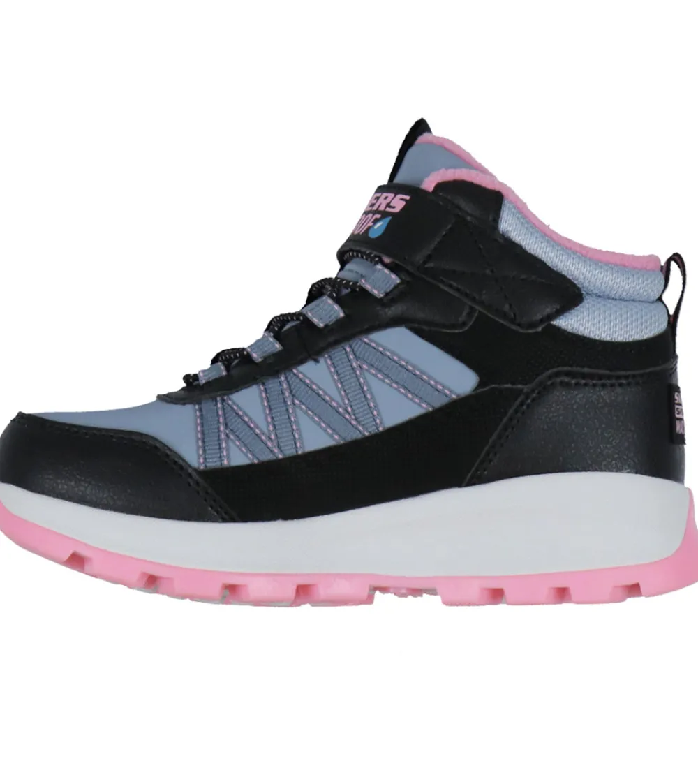Skechers Støvler*Støvler - Storm Blazer - Tex - Black/Light Pink