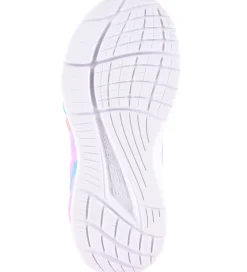 Sneakers-Skechers Sketchers Sko m. Lys - Rainbow Reflection - Light Blue/ Multi