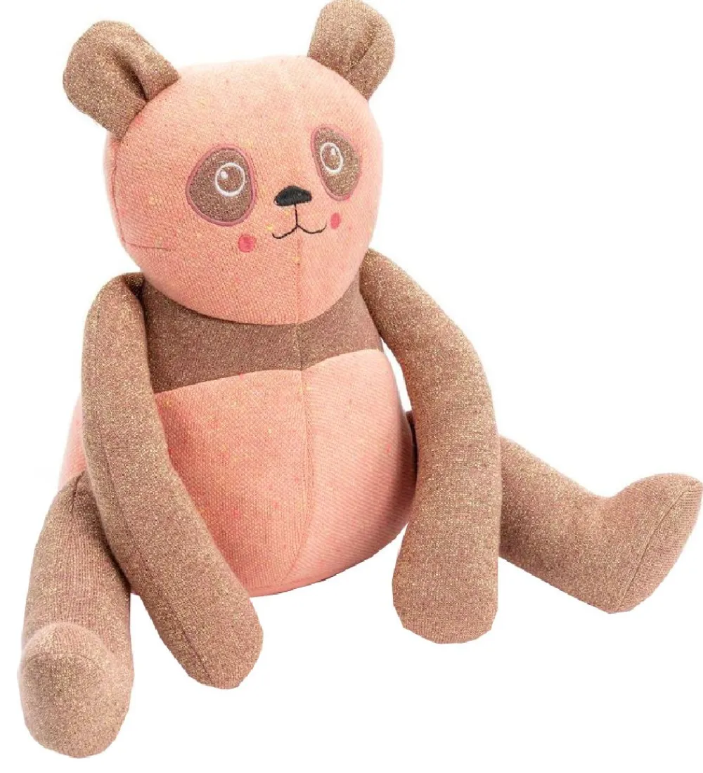 Barnevognspude-Smallstuff Barnevognspude - 40 cm - Panda - Powder