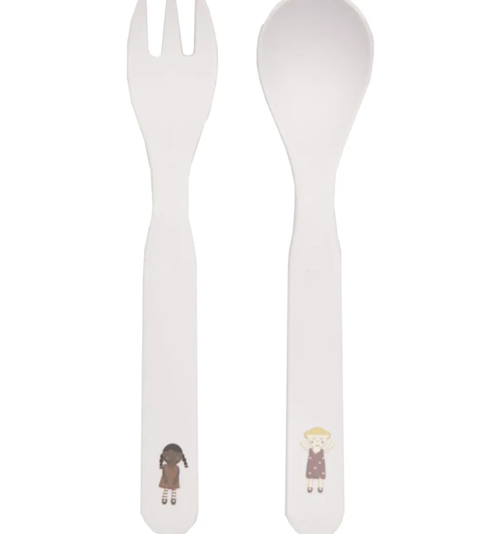 Smallstuff Børnebestik|Babyskeer*Børnebestik - 2 Dele - Dolls