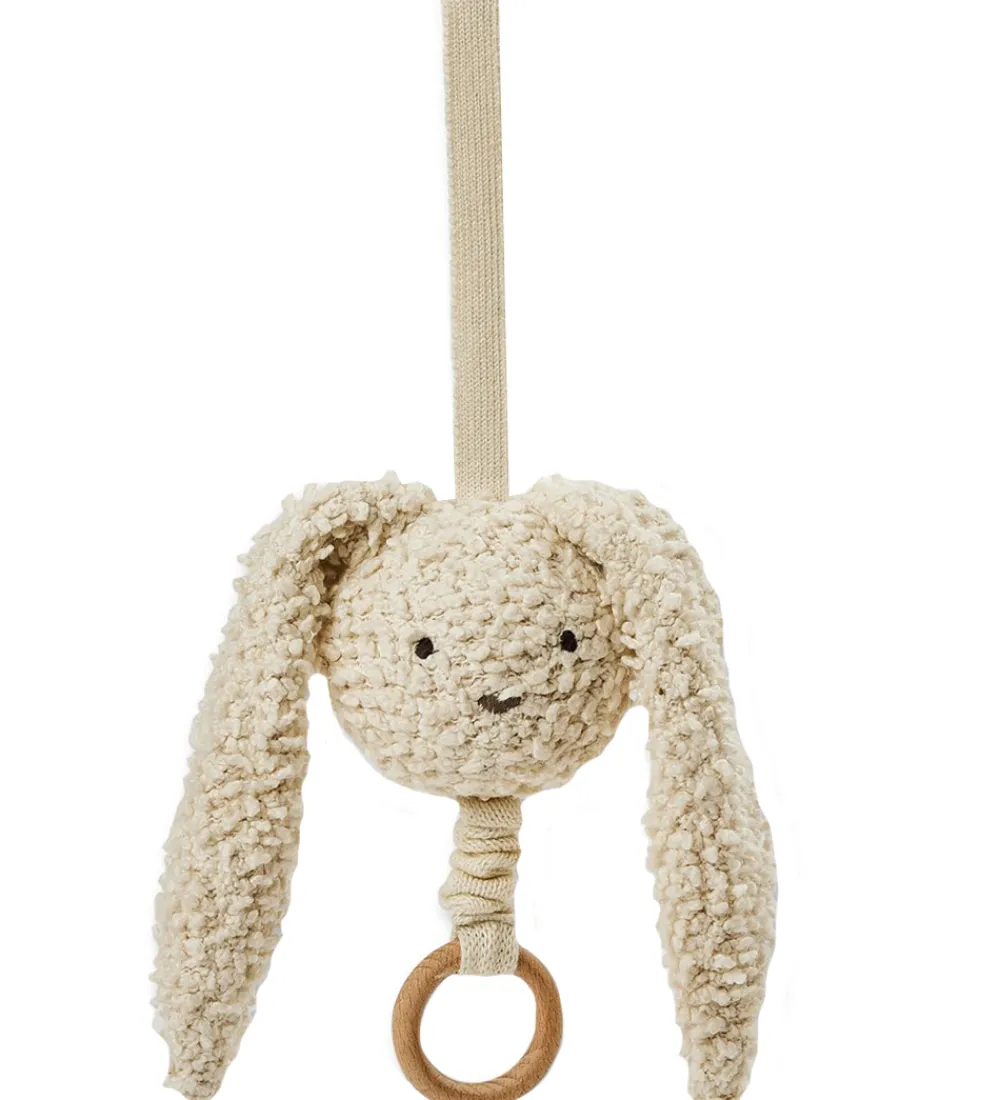Uroer|Musikuroer-Smallstuff Musikuro - Kanin - Off White Bouclé