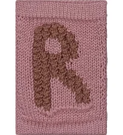 Flagranker-Smallstuff Strikket Bogstav - R - Rosa Alfabet