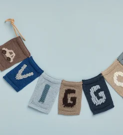 Smallstuff Flagranker*Strikket Flag - Bil - Natur Motiv