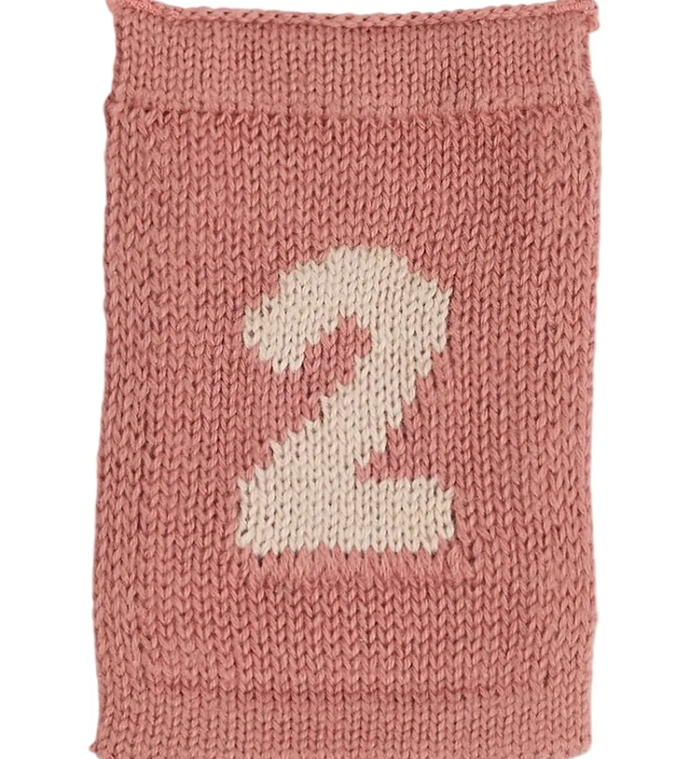 Smallstuff Flagranker|Dekoration*Strikket Flag - 2 - Rosa Tal