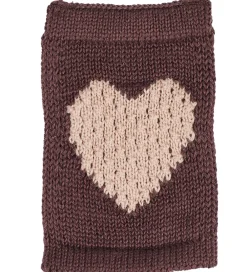 Smallstuff Flagranker*Strikket Flag - Hjerte - Rosa Motiv