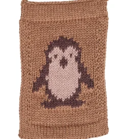 Flagranker-Smallstuff Strikket Flag - Pingvin - Rosa Motiv