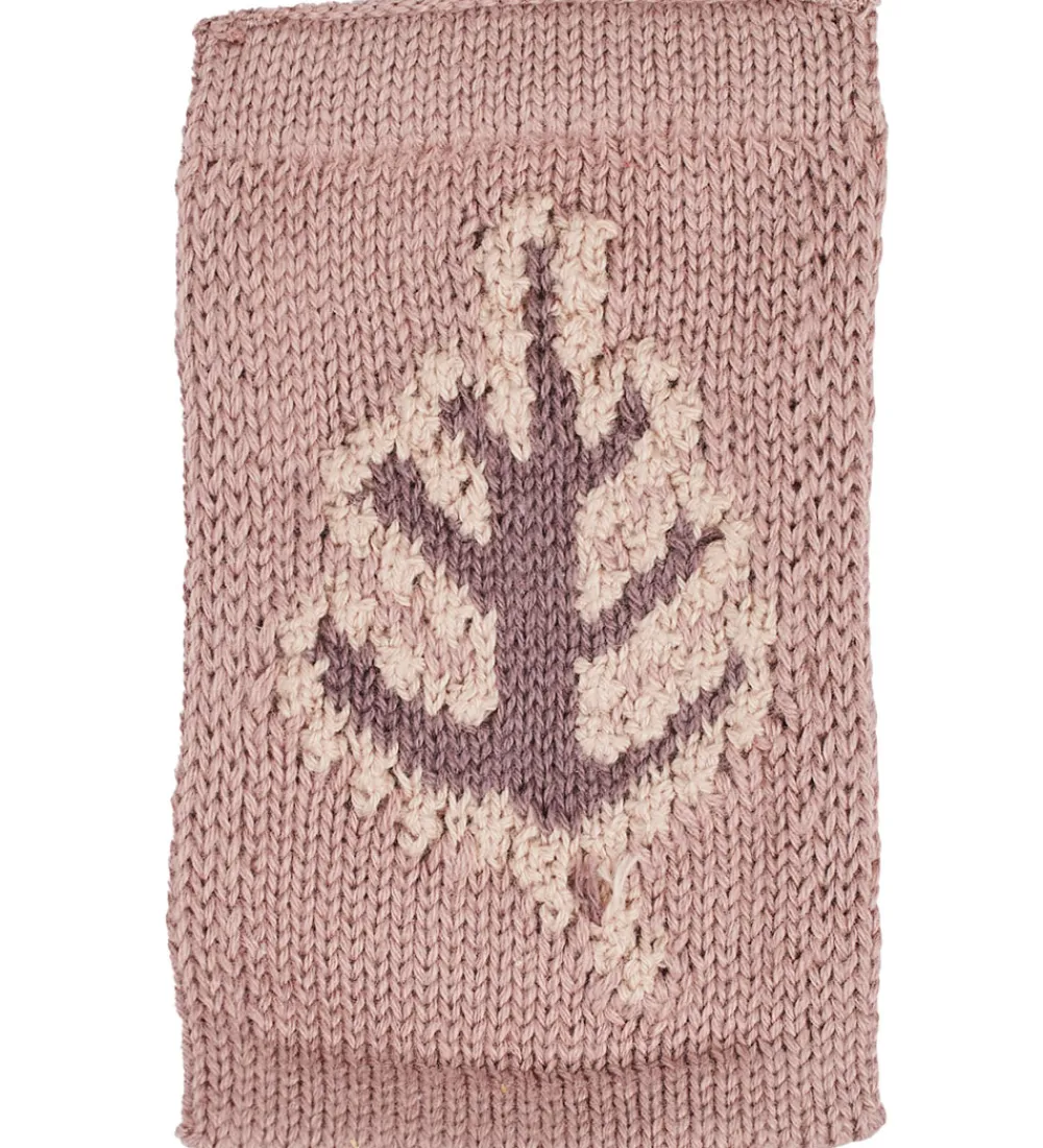 Flagranker-Smallstuff Strikket Flag - Blad - Rosa Motiv