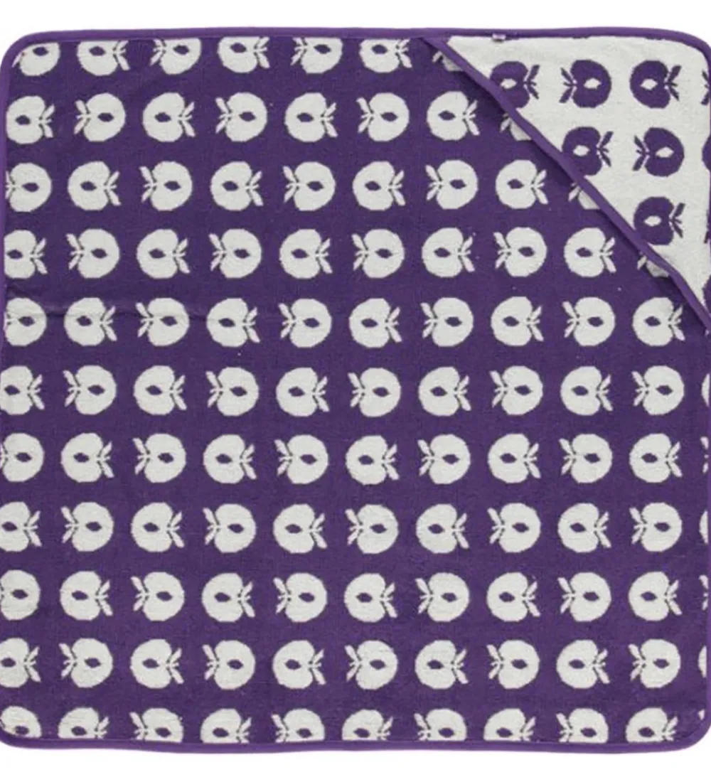 Babyhåndklæde- Og Poncho|Håndklæder-Småfolk Babyhåndklæde - 70x70 - Purple Heart