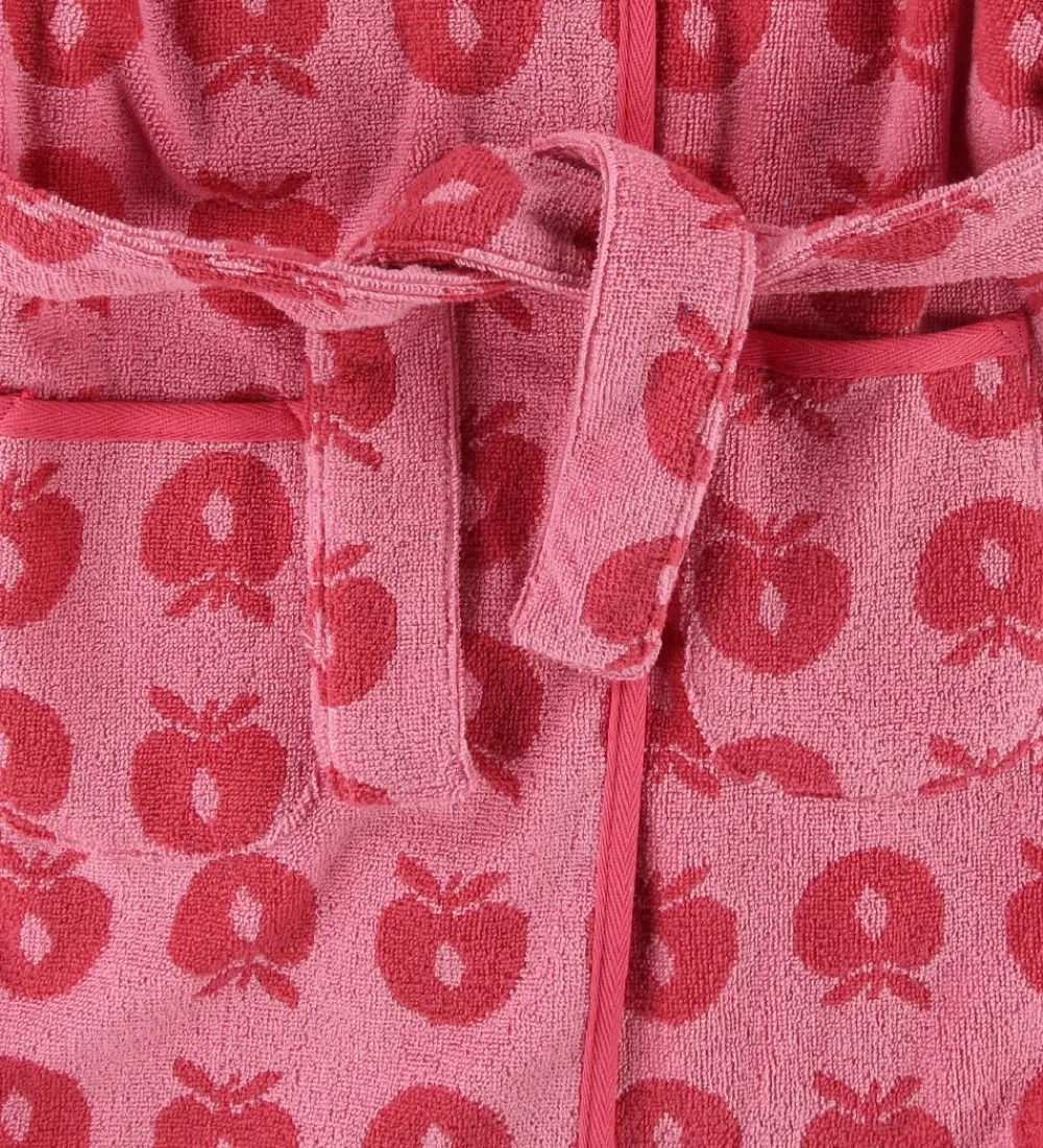 Badekåber-Småfolk Badekåbe - Sea Pink m. Æbler