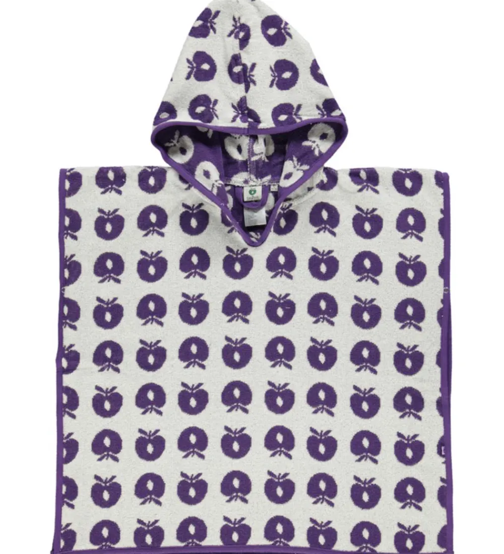 Småfolk Babyhåndklæde- Og Poncho|Håndklæder*Badeponcho - Purple Heart