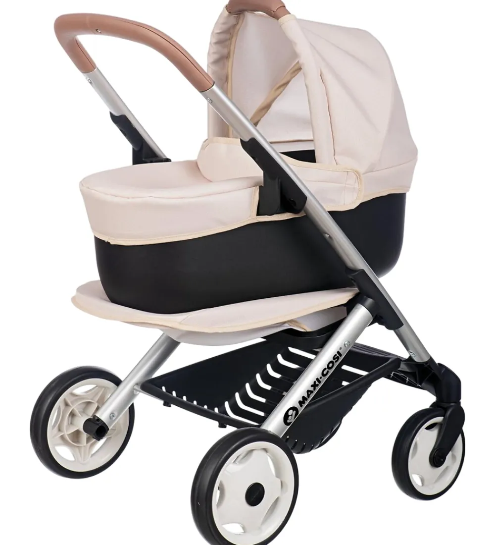 Dukker Og Tilbehør-Smoby Dukkevogn - Maxi-Cosi - 3-1 - Beige