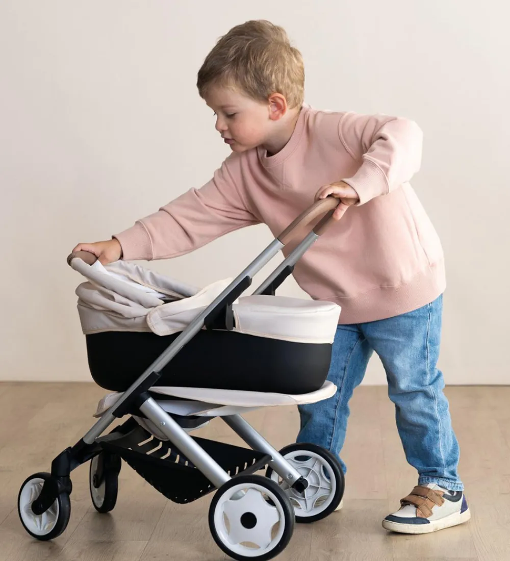 Dukker Og Tilbehør-Smoby Dukkevogn - Maxi-Cosi - 3-1 - Beige
