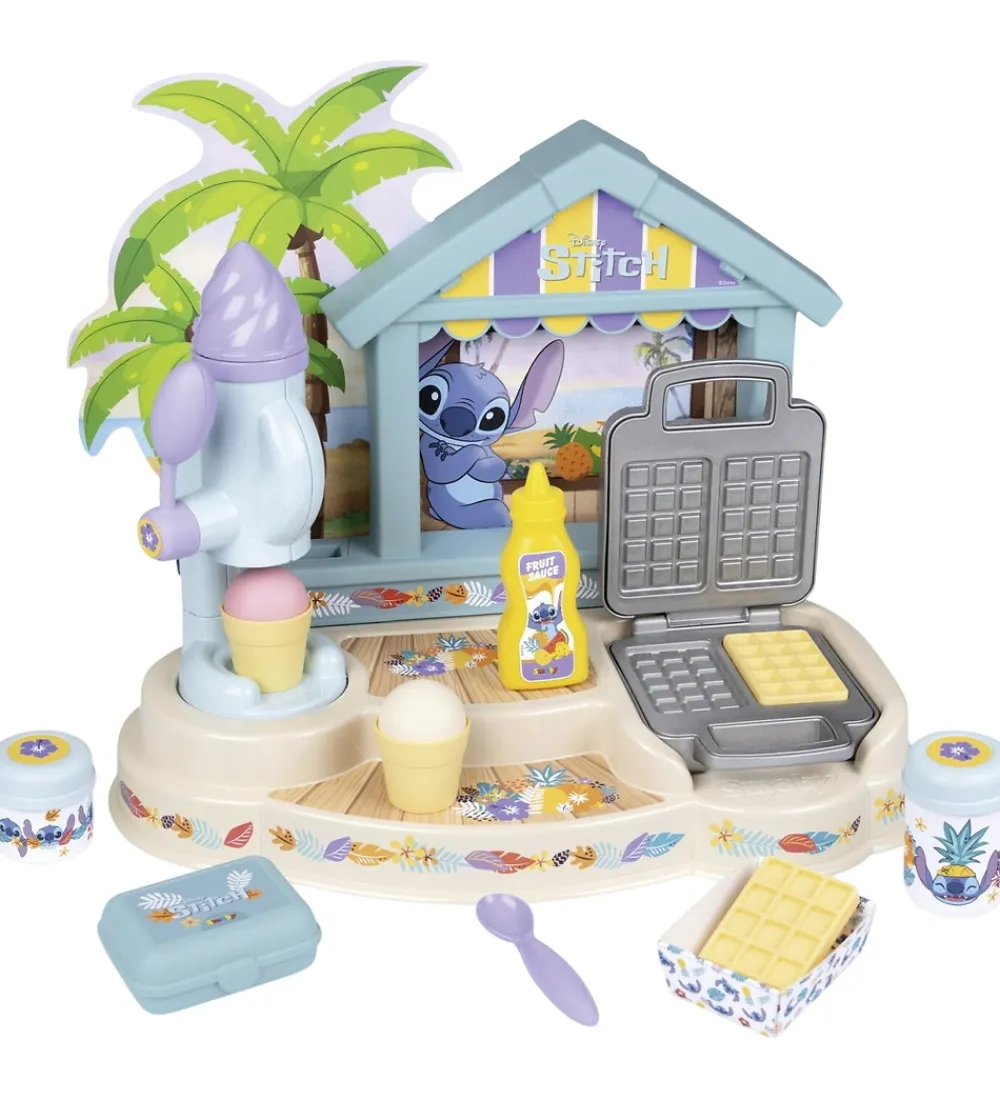 Rolleleg|Legekøkken Og Legemøbel-Smoby Legekøkken - 12 Dele - Stitch Beach Bar