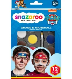 Sminke-Snazaroo Ansigtsmaling - 8 Farver - Paw Patrol Chase & Marshall