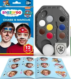 Sminke-Snazaroo Ansigtsmaling - 8 Farver - Paw Patrol Chase & Marshall