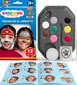 Sminke-Snazaroo Ansigtsmaling - 8 Farver - Paw Patrol Marshall & Libert
